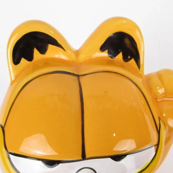 Vintage Garfield Cat Ceramic Kitty Piggy Bank - Picture 7 of 11